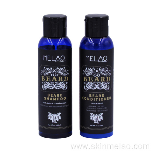 Beard Wash Black Men Shampoo and Conditioner Kit